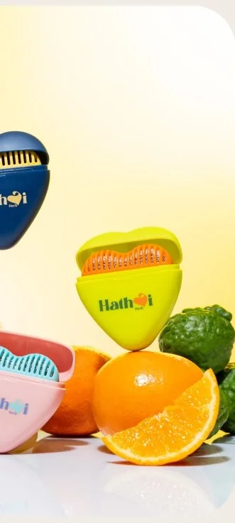 Lime inhaler with oranges